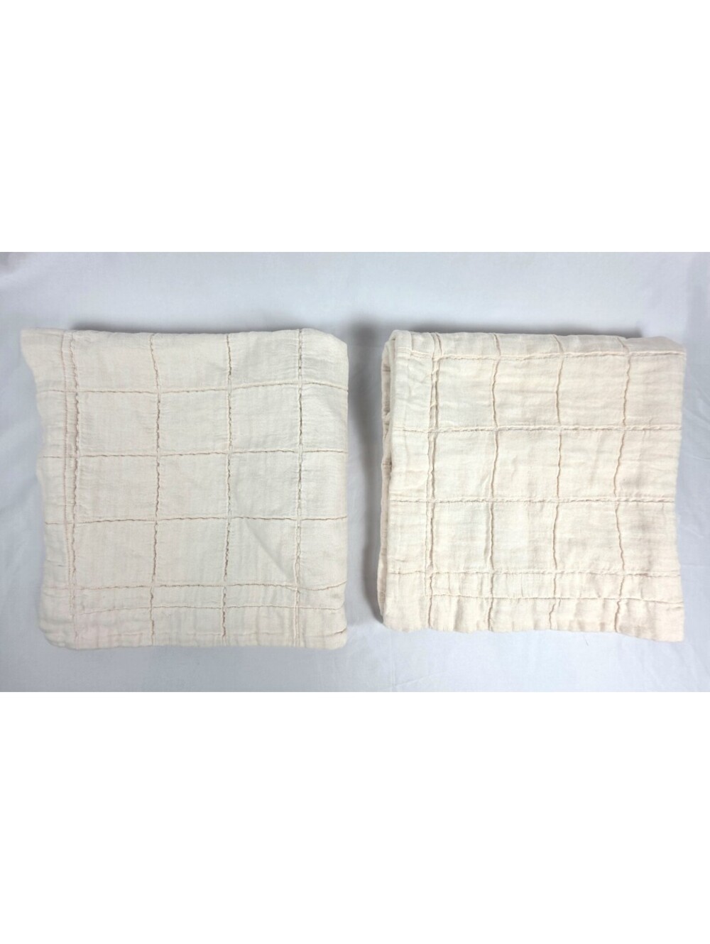 Coyuchi Organic Cotton Linen Blend Pillow Sham Euro 30"x30" Portugal Pre-owned